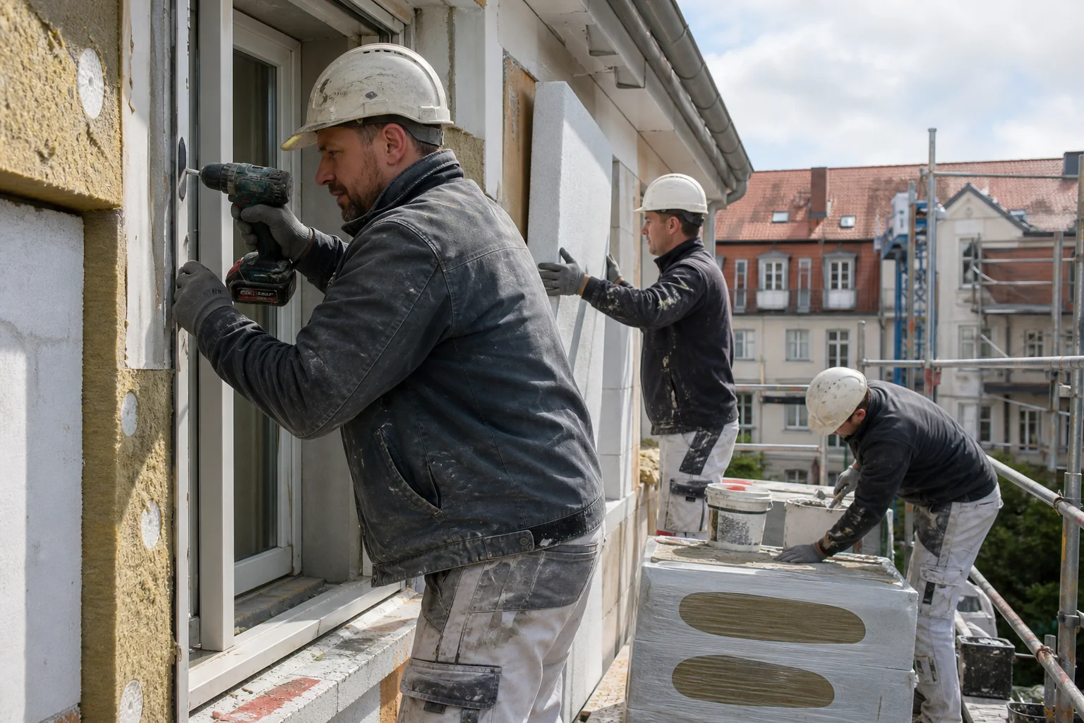 Energetische Sanierung Mehrfamilienhaus